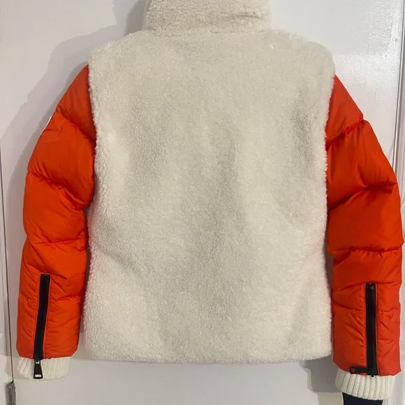 NWT, SAM Jacket, Orange and White Women's Jacket - Picture 5 of 8